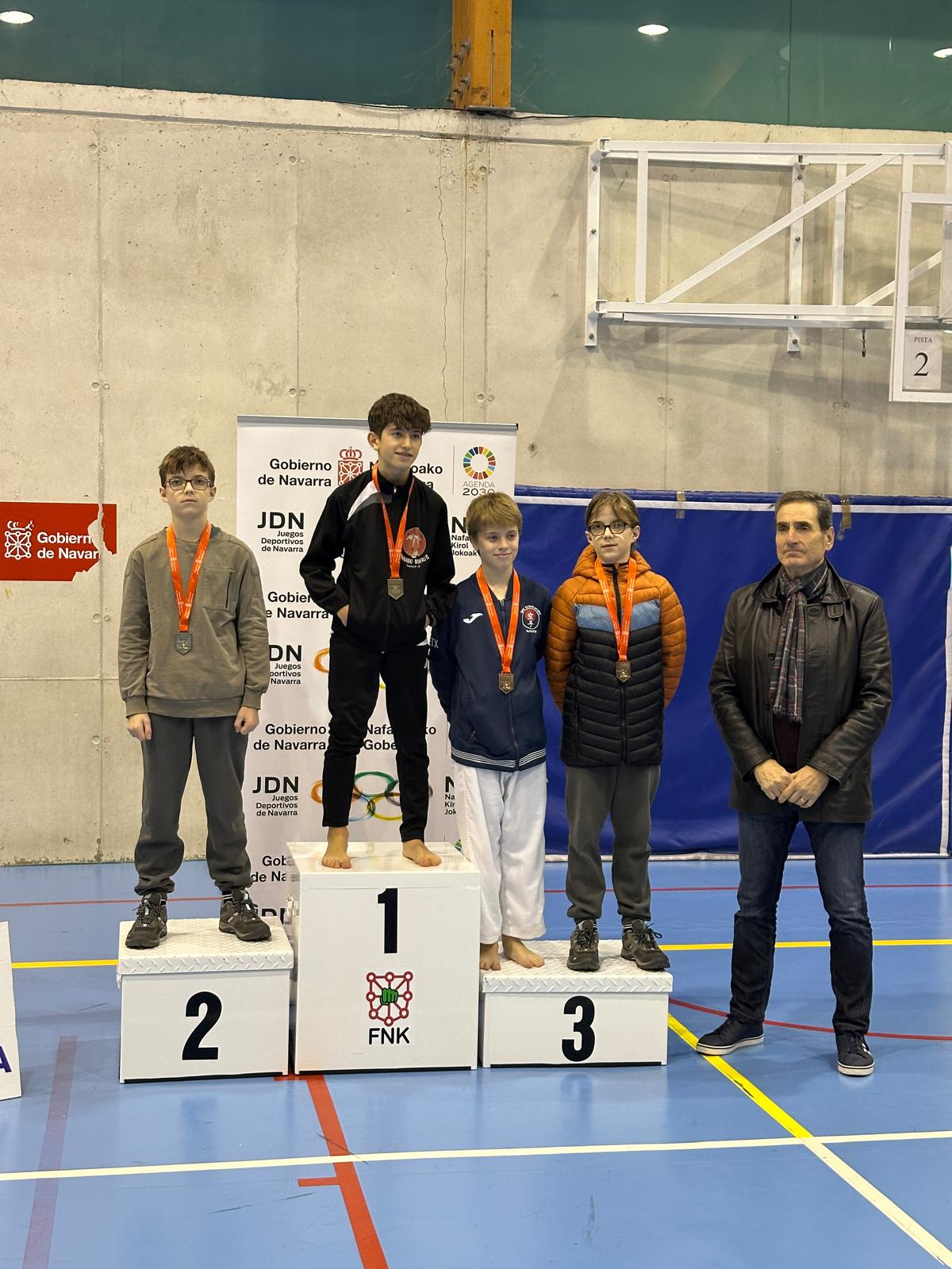 Resultados Campeonato Navarro Alevín y JDN Kumite Infantil y Juvenil